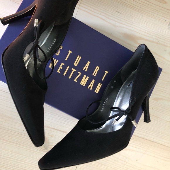 Stuart Weitzman Shoes - Stuart Weitzman  black velvet high heels